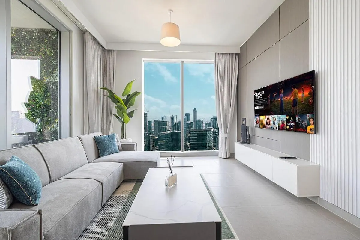 Appartamento Downtown Dubai 4Br High-Floor Luxury That Sleeps 9 Emirati Arabi Uniti