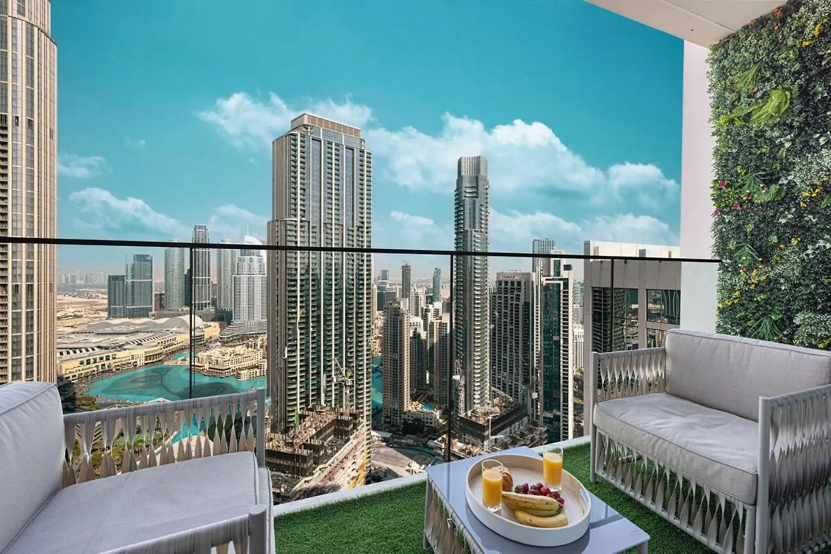 Downtown Dubai 4Br High-Floor Luxury That Sleeps 9 Appartamento
