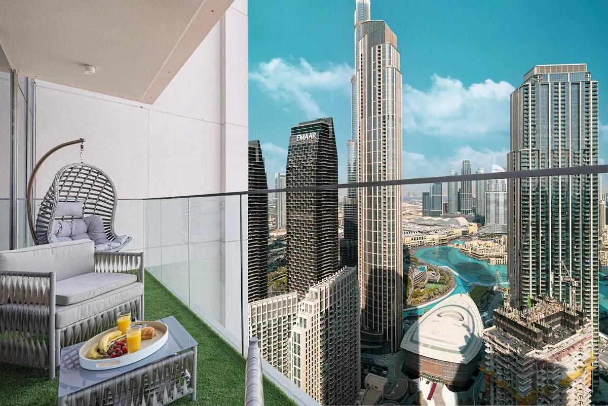 Appartamento Downtown Dubai 4Br High-Floor Luxury That Sleeps 9 Emirati Arabi Uniti
